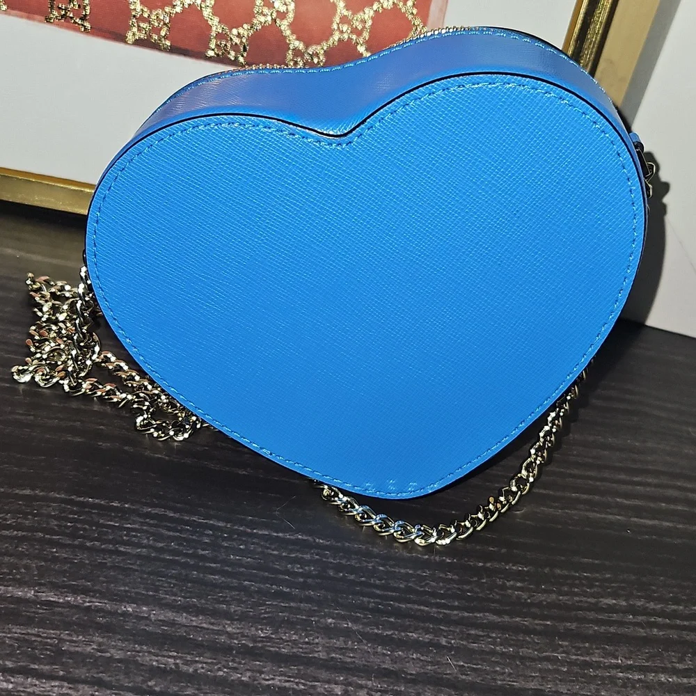Kate Spade Nwot Love Shack Mini Heart Crossbody Bag - Picture 4 of 12